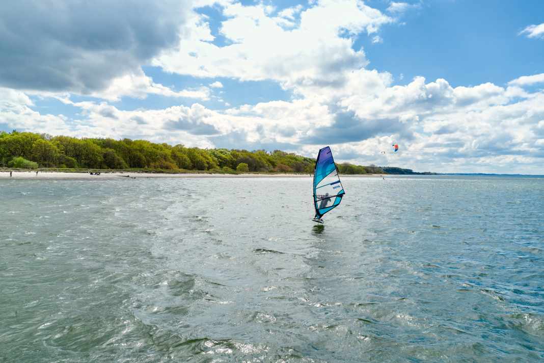 The best windsurfing spots in Eckernförde Bay