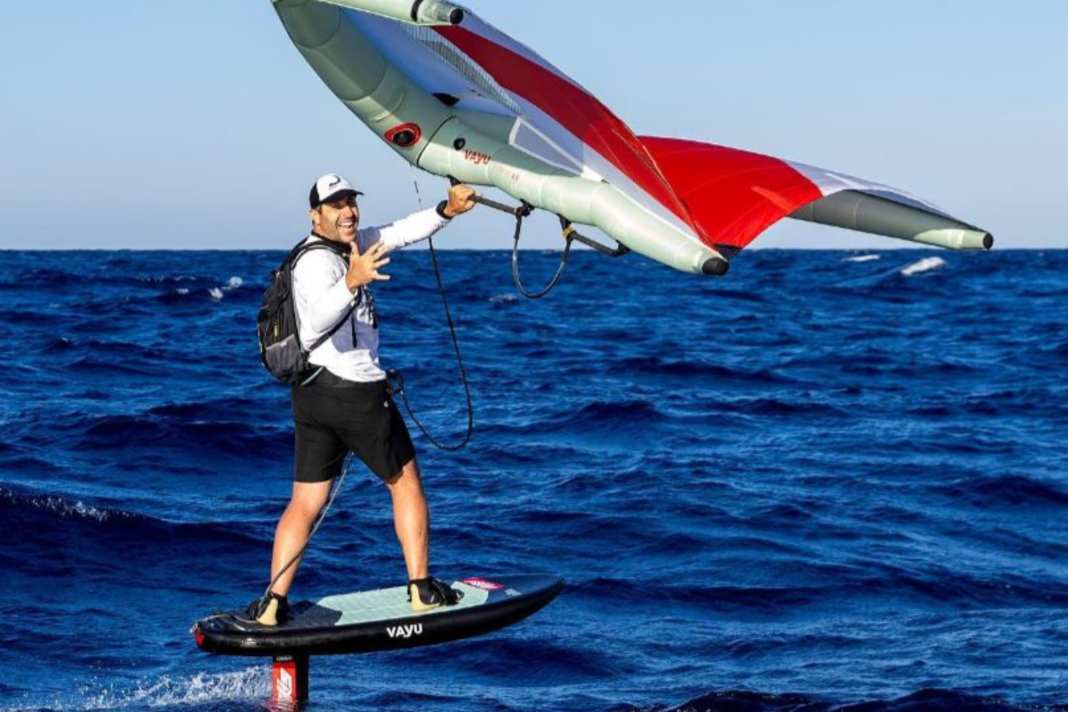 Dimitris Apalagakis foilt von Athen nach Kreta an einem Tag