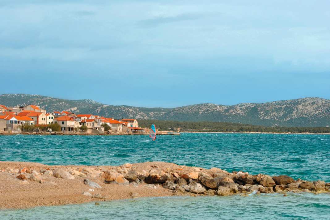 Windsurfen rund um Pirovac - mal süß, mal salzig