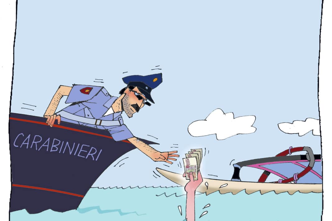 Wasserstart mit Hindernissen