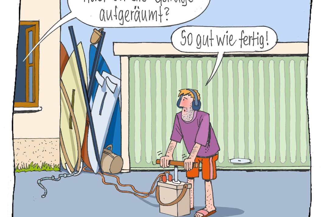Nachmittags im (Windsurf-)Museum - Aufräumen leicht gemacht