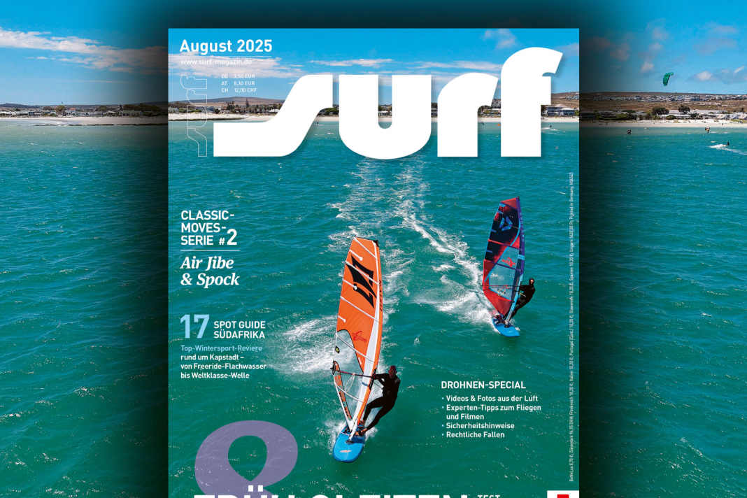 Surf 08/2025 ist da - früher Gleiten, Brouwersdam, Drohnen und vieles mehr!