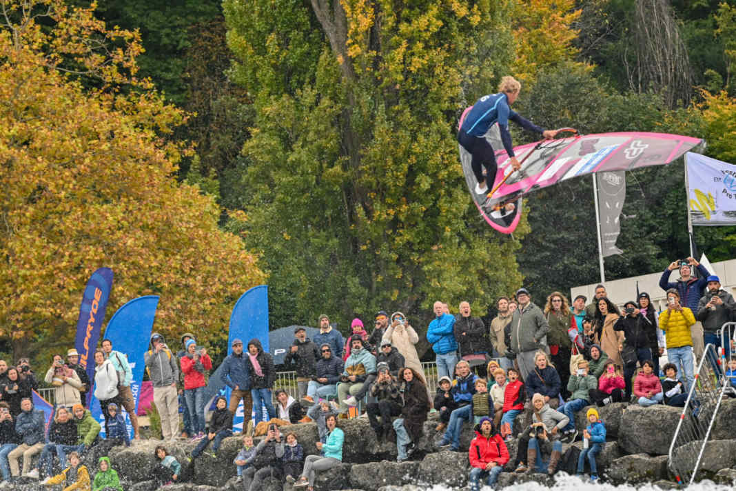 Sam Esteve krönt sich zum Tow-In Champion in Genf, Yentel Caers erreicht neue Höhen