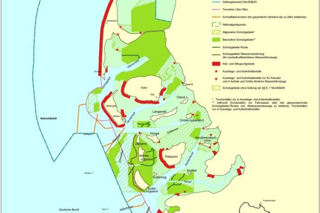Wingverbot im Nationalpark Wattenmeer - Prüfung in 10 Jahren?