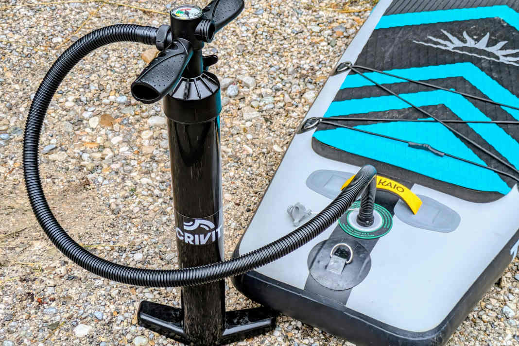 Test of the Lidl SUP pump from Crivit