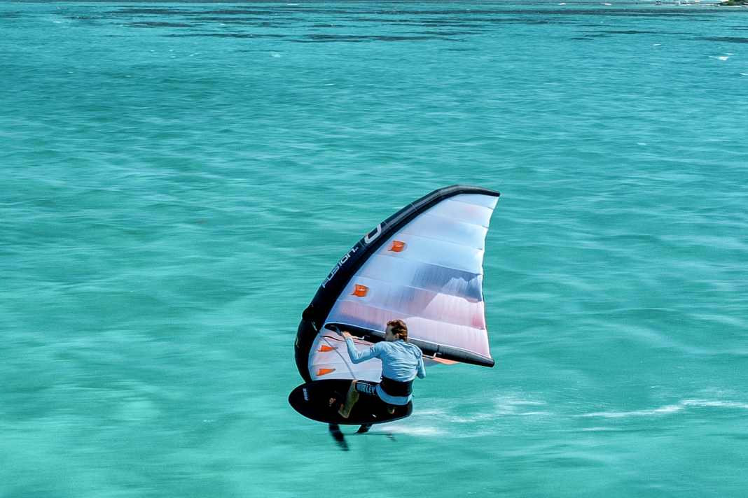 Ozone Fusion Wing mit doppeltem Flugtuch