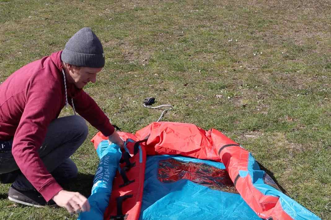 Wingsurf Tipps & Tricks – den Wing richtig rollen