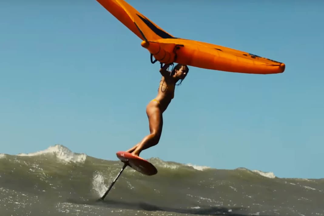 Marcella Witt – Wingfoil-Downwinder in Brasilien
