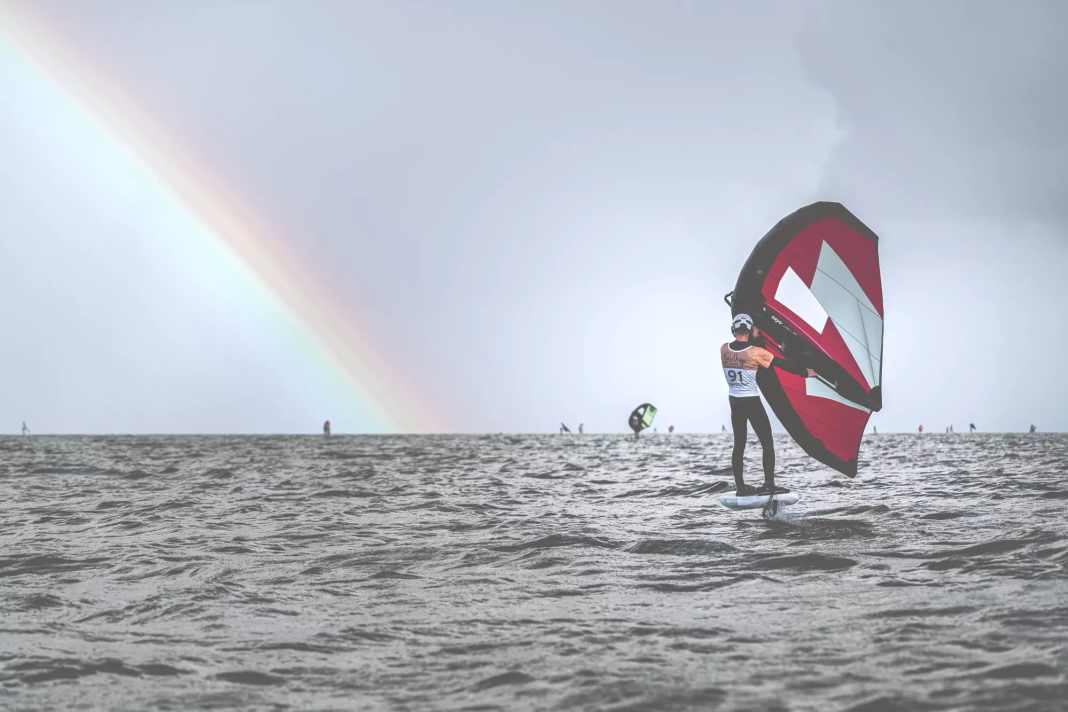 Erster “DownWinger of the Sea” von Eckernförde nach Grönwohld