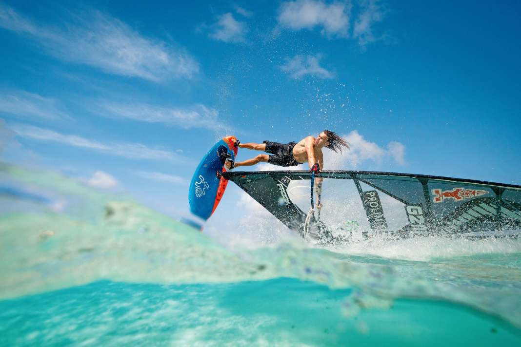 Die richtige Material-Einstellung und Segel ducken