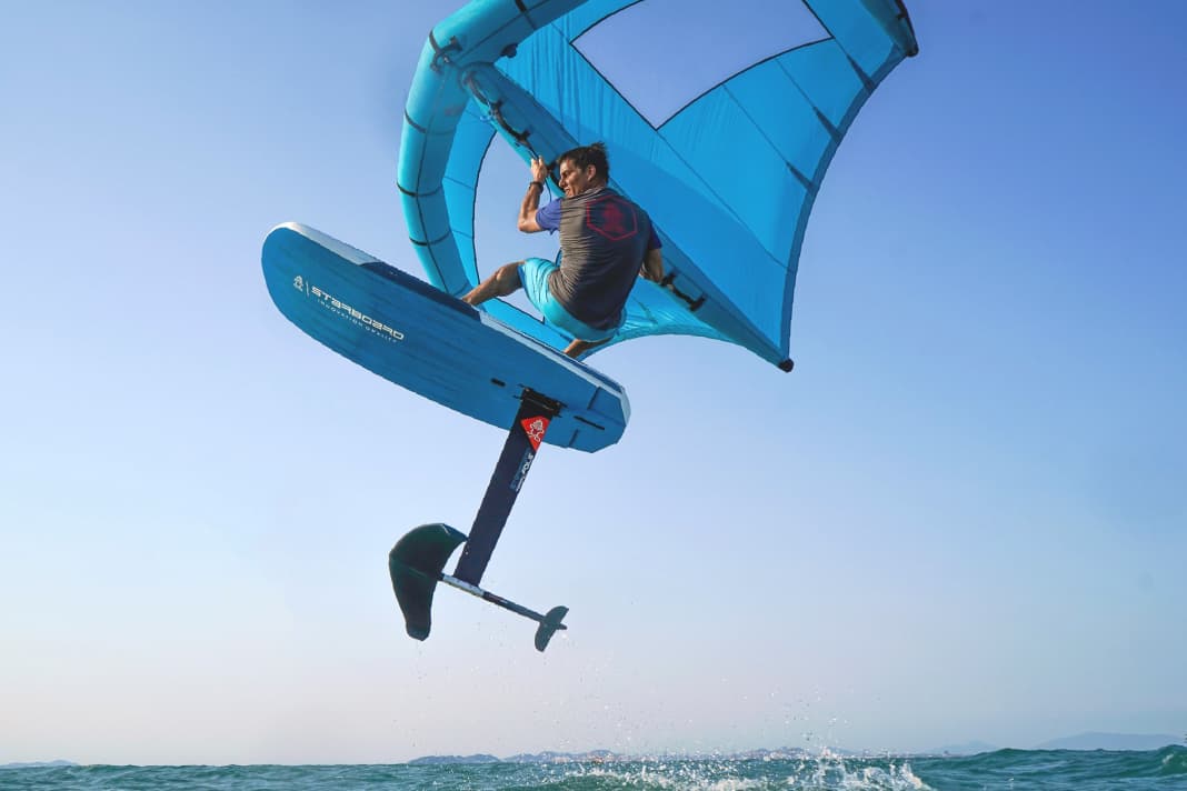 Starboard Foil X Wing - the crossover board in the test