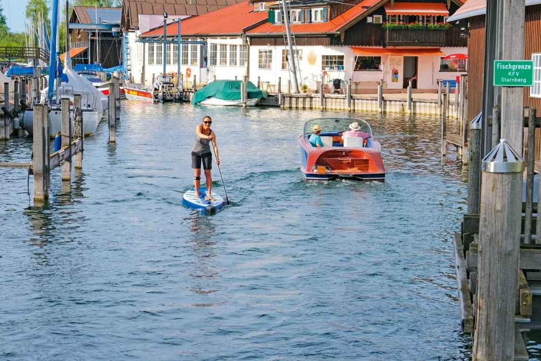 Wo ist SUP verboten? Wer hat Vorfahrt?