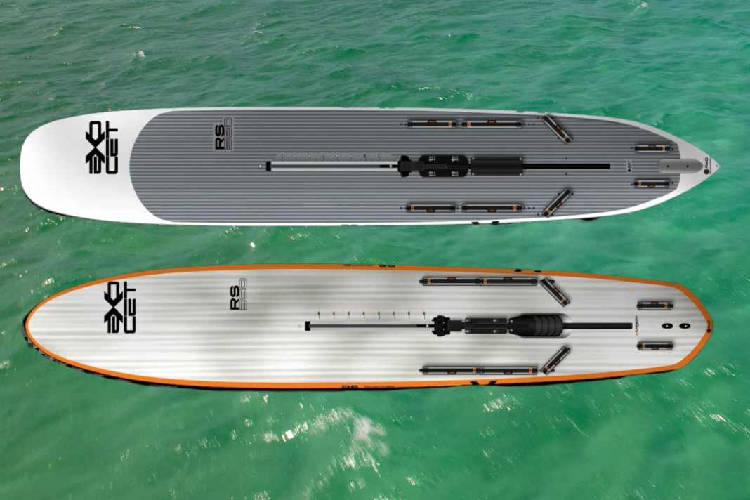 Two new raceboards from Exocet - one one design, one classy