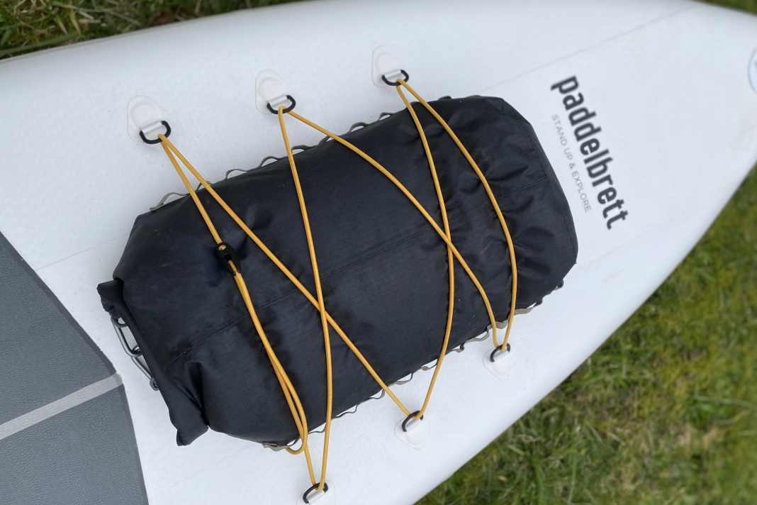 Retrofitting a luggage net to the iSUP