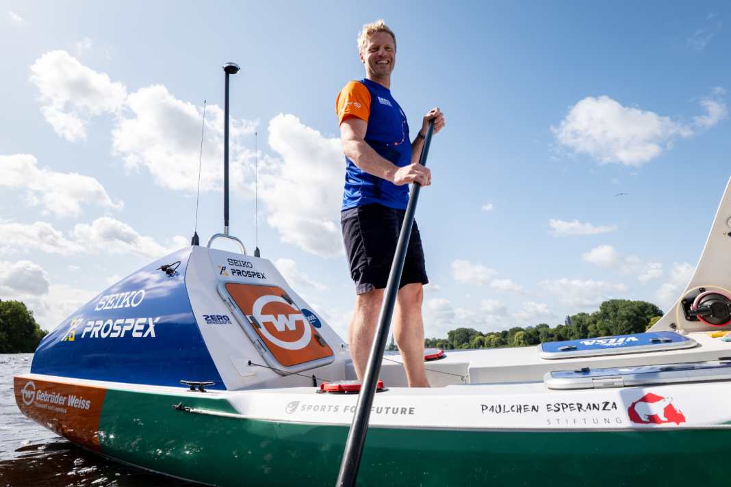 Solo mit dem SUP über den Atlantik