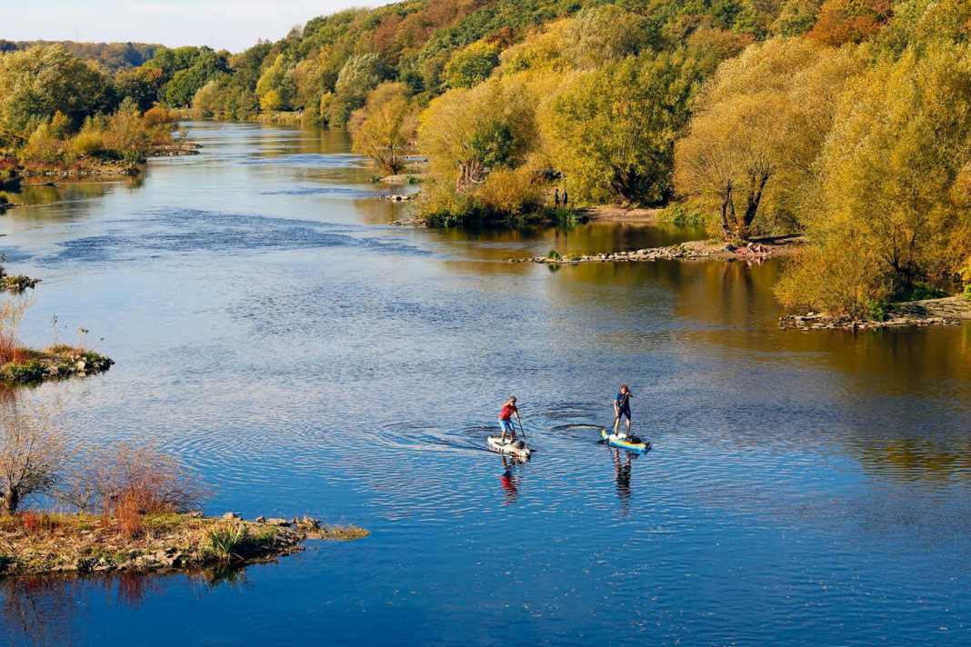 Mit SUP und Rad durchs Ruhrgebiet