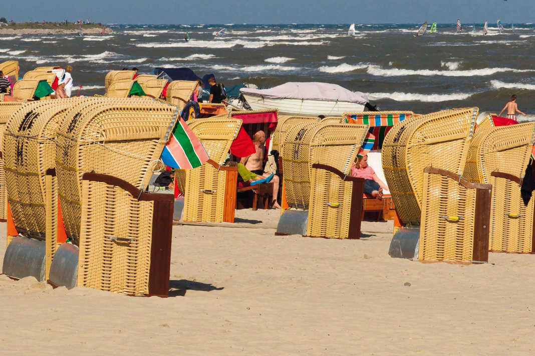 The east wind on the Baltic Sea