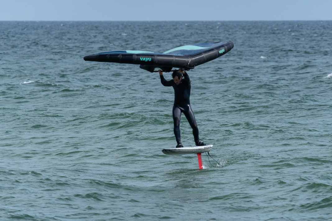 Wingsurfen lernen in der Welle – Flughöhe kontrollieren