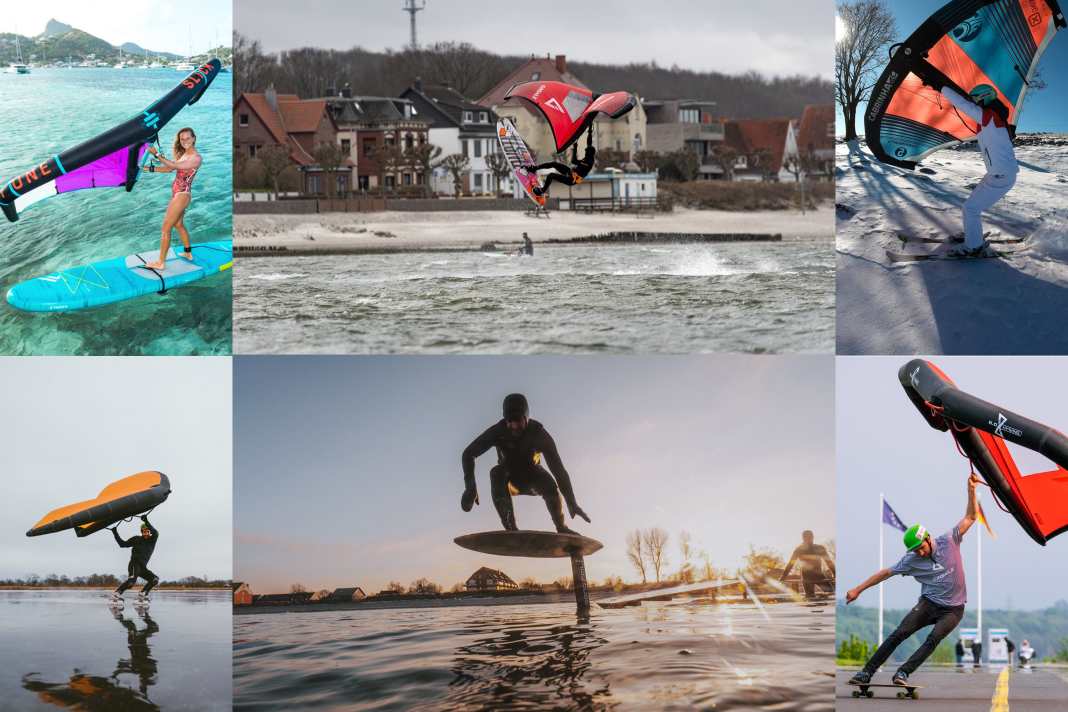 Skaten, SUP & Ski - 6 neue Freizeitaktivitäten mit dem Wing!