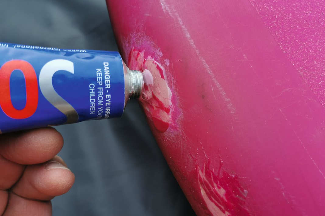 Quick repairs for the board with Solarez