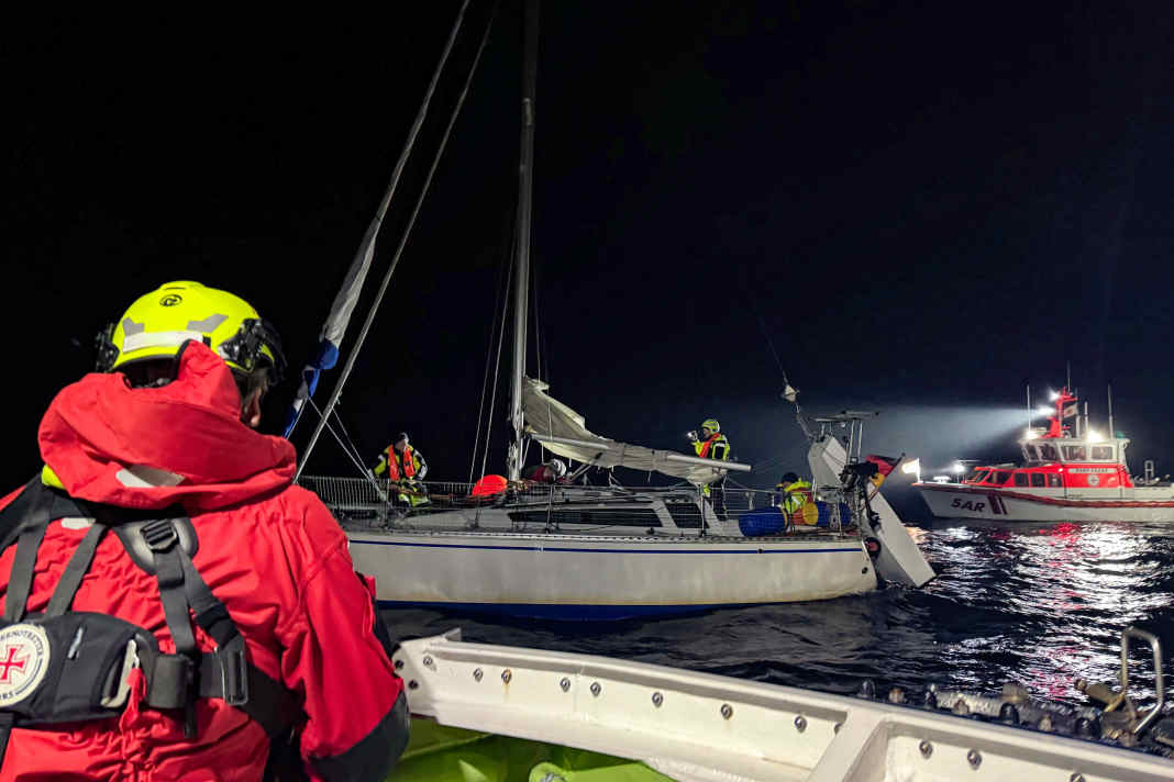Manövrierunfähige Segelyacht vor Fehmarn gerettet