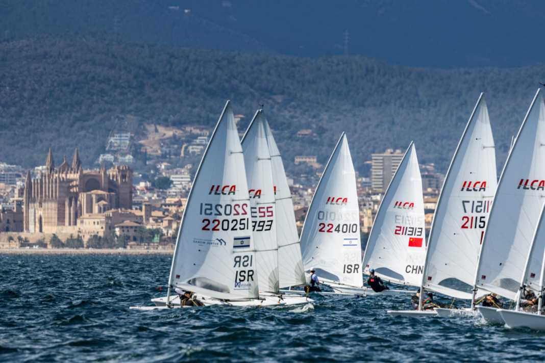 Il via alle nuove Olimpiadi - segnale di partenza al largo di Maiorca