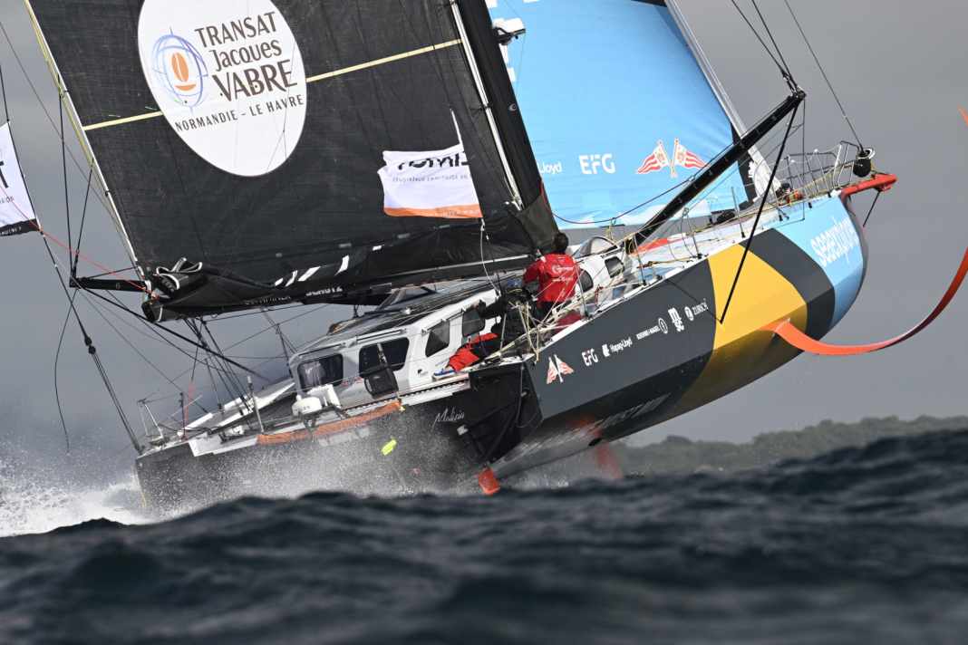 Echauffement pour le Vendée Globe - Boris Herrmann avant le dernier test de régate