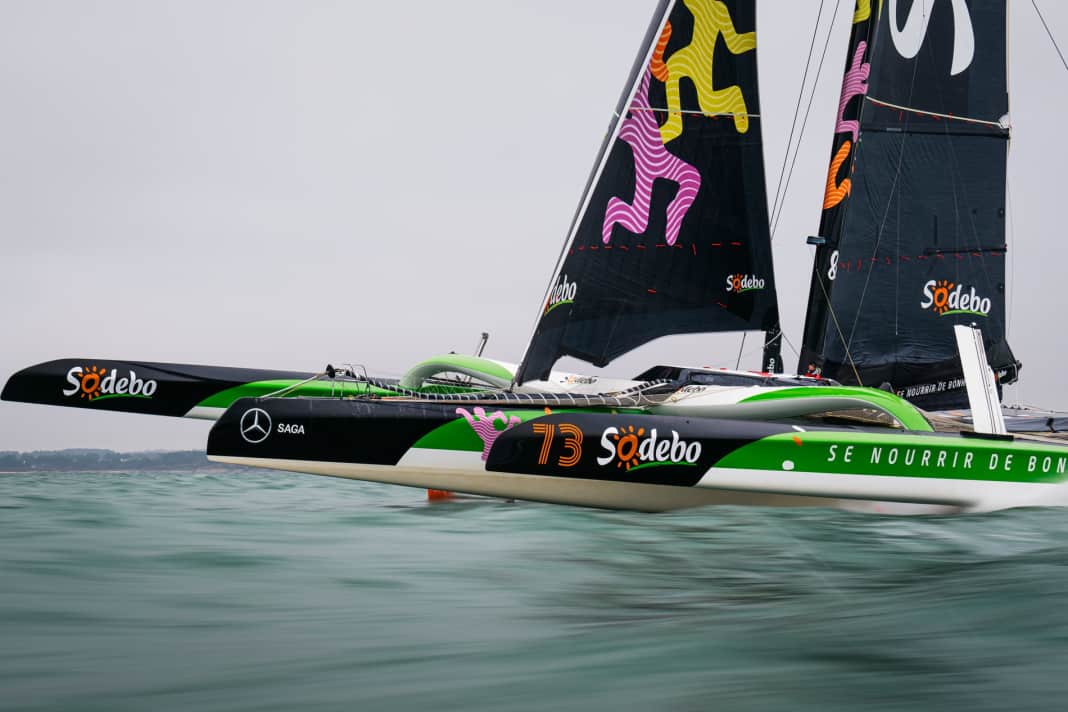 Broken rudder - Team Sodebo also cancels record chase