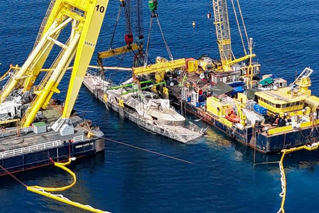 Breakthrough in the salvage operation