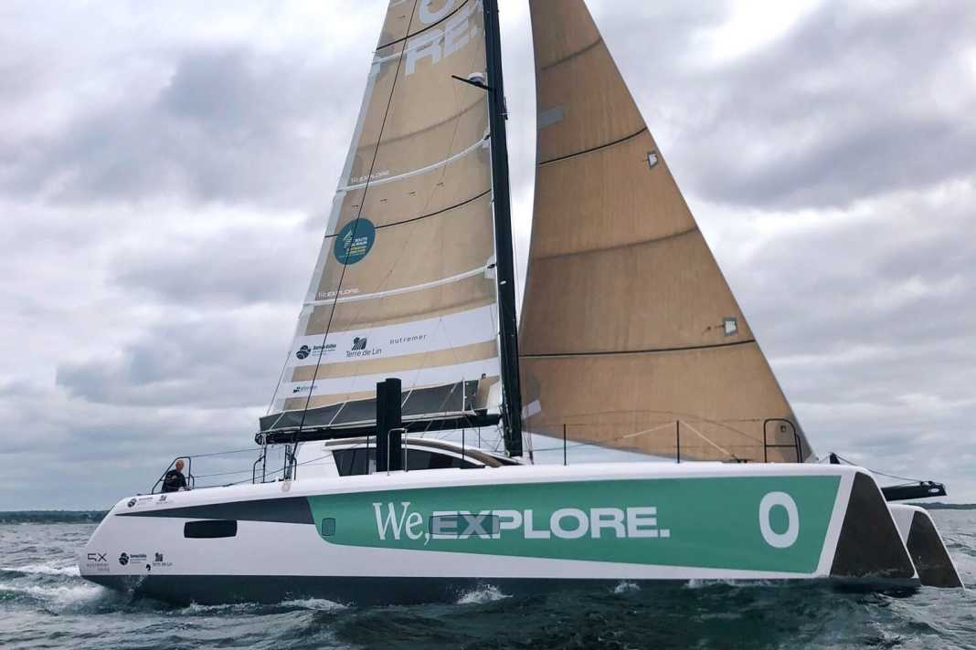 Aus Flachsfasern gebauter Outremer 5X als erster Kat im Ziel