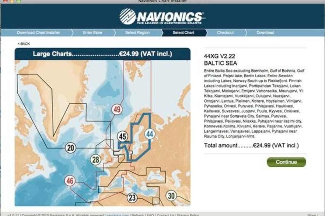 Preiswerte PC-Navigation von Navionics