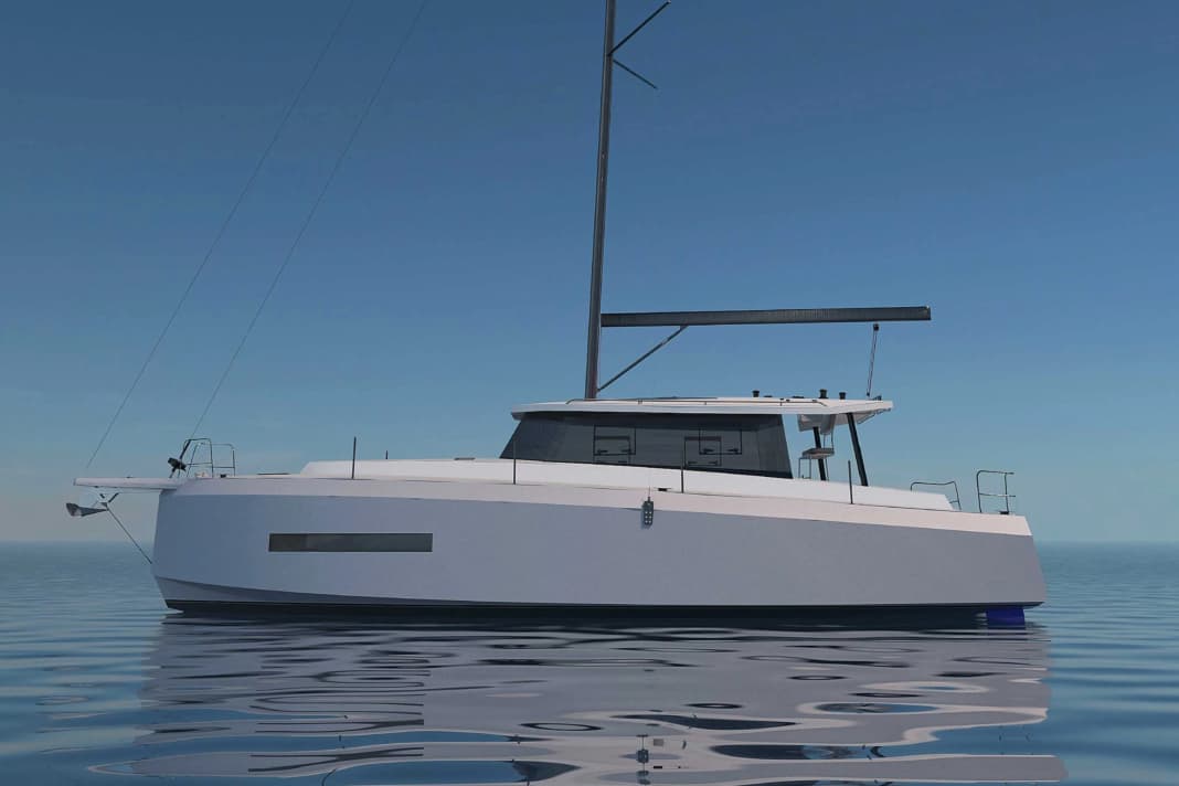 Wie ein Katamaran, aber nur mit einem Rumpf