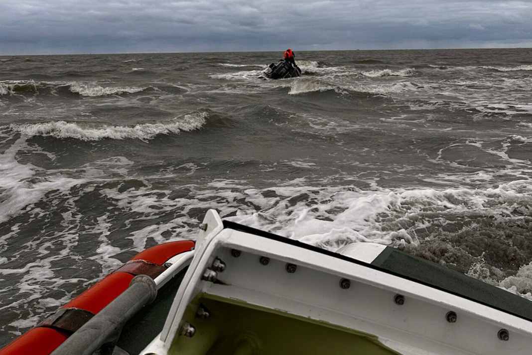Dramatische Rettungsaktion im Seegatt zwischen Spiekeroog und Wangerooge