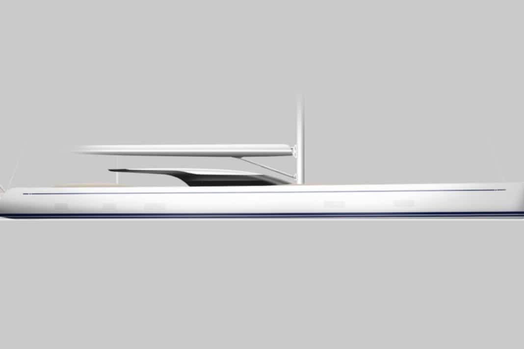 Nautor Swan plant 42 Meter aus Aluminium