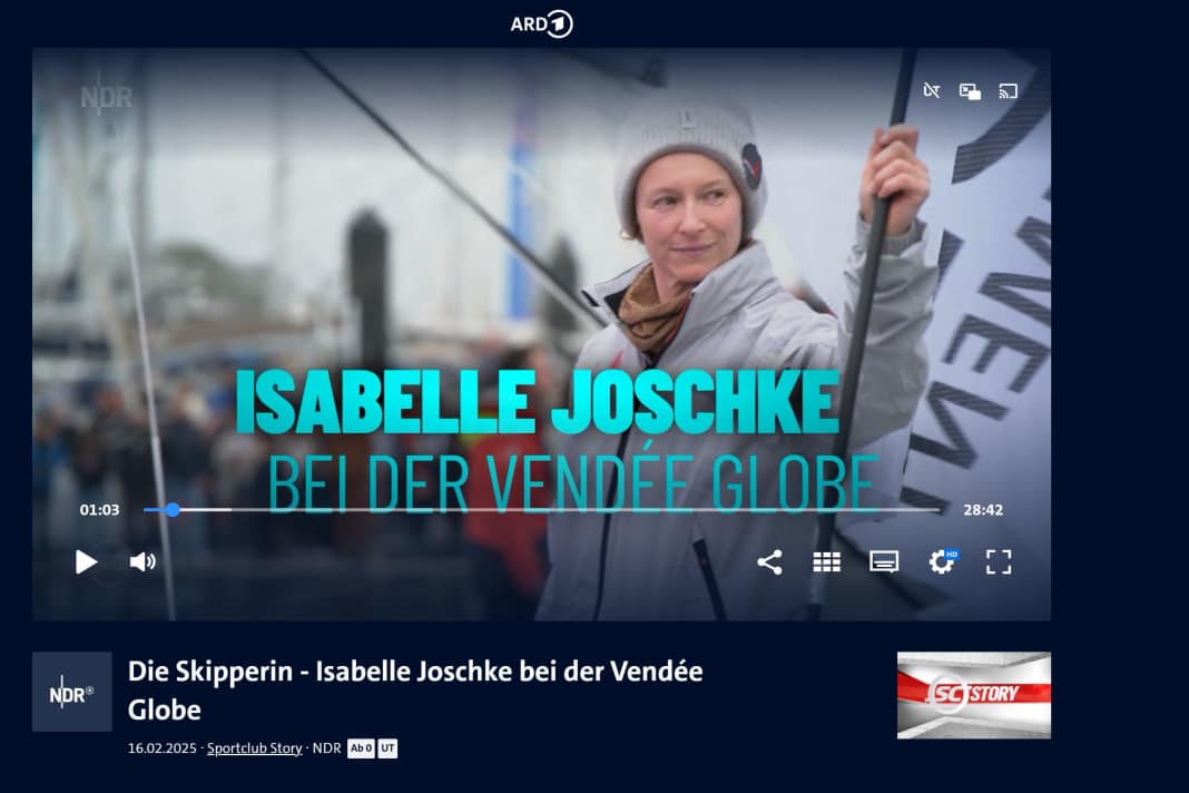 Porträt der Soloseglerin in der ARD