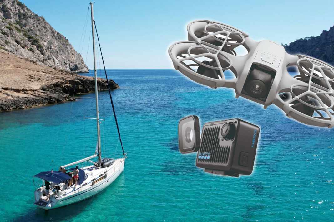 Neue Actionkamera und Drohne für beeindruckende Segelvideos