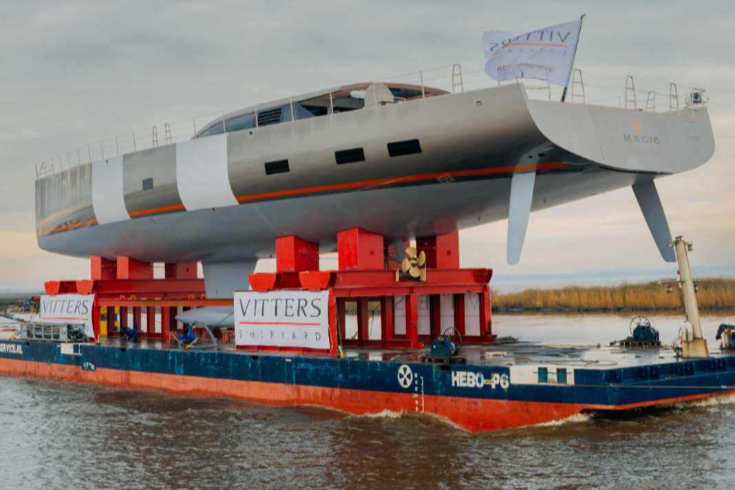 Vitters floats 44-metre-long aluminium slup