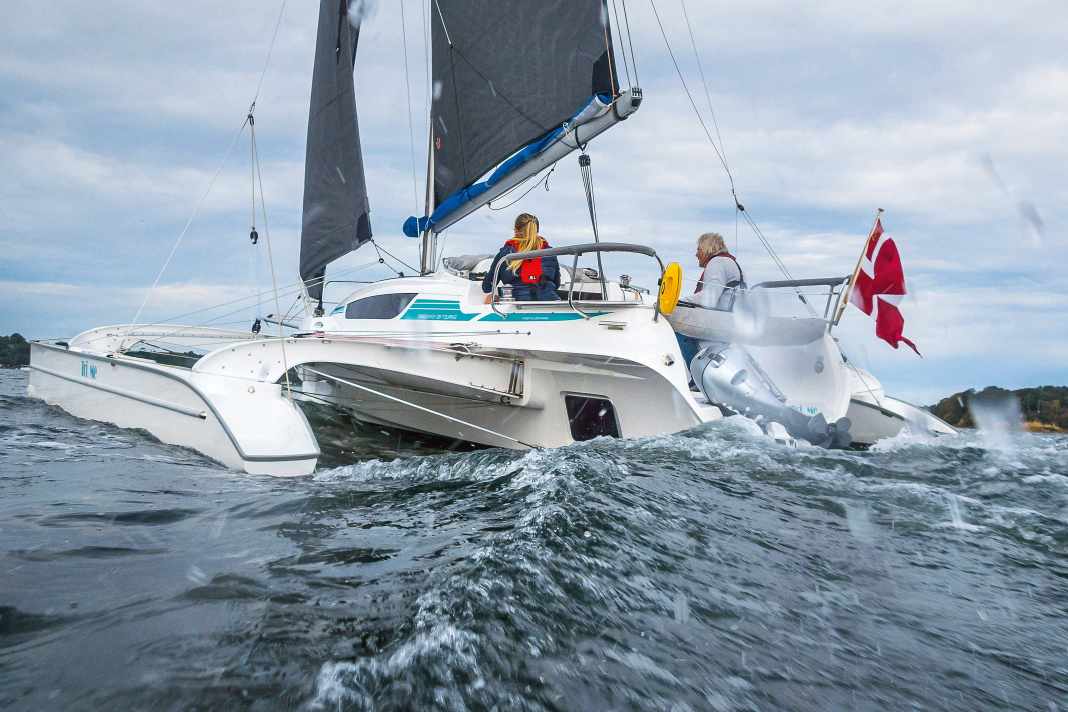 Une croisière charter au Danemark avec un trimaran pliable