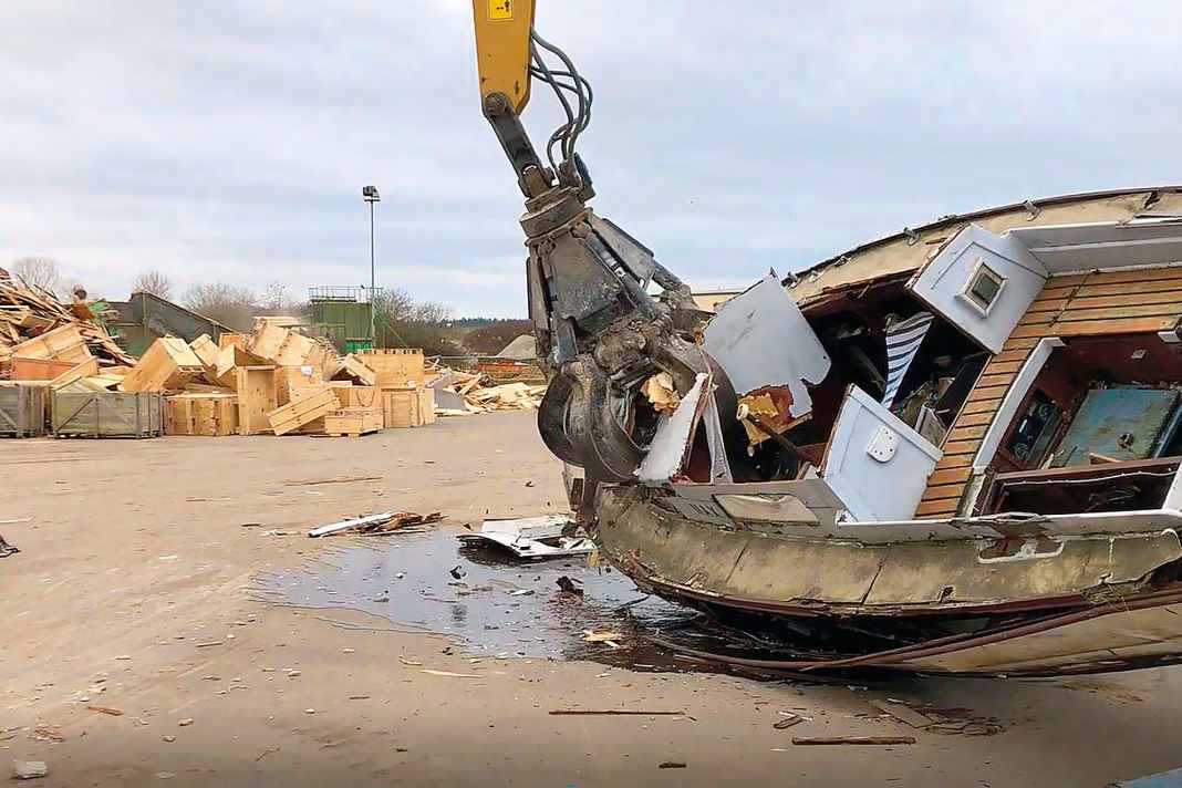 Frankreich zeigt, wie Bootsrecycling geht