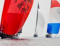 Als dritte im J-Class-Bunde segelte „Svea“ über die Bucht von Palma, hier voraus mit rotem Kite