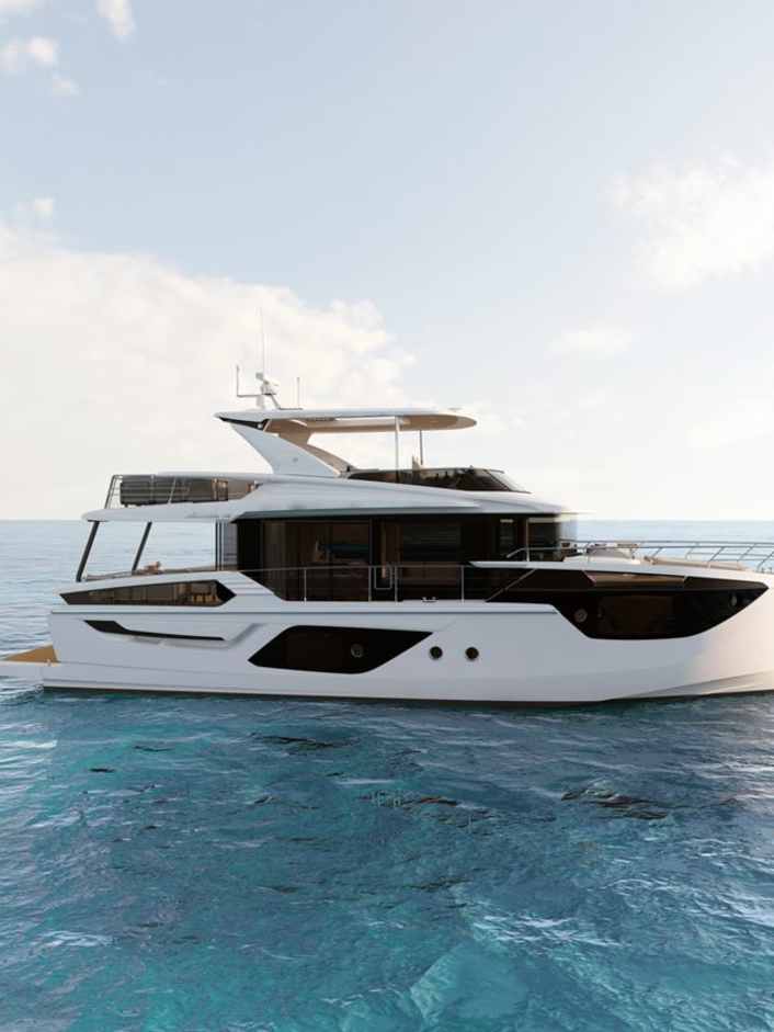 Yacht mit Ausblick