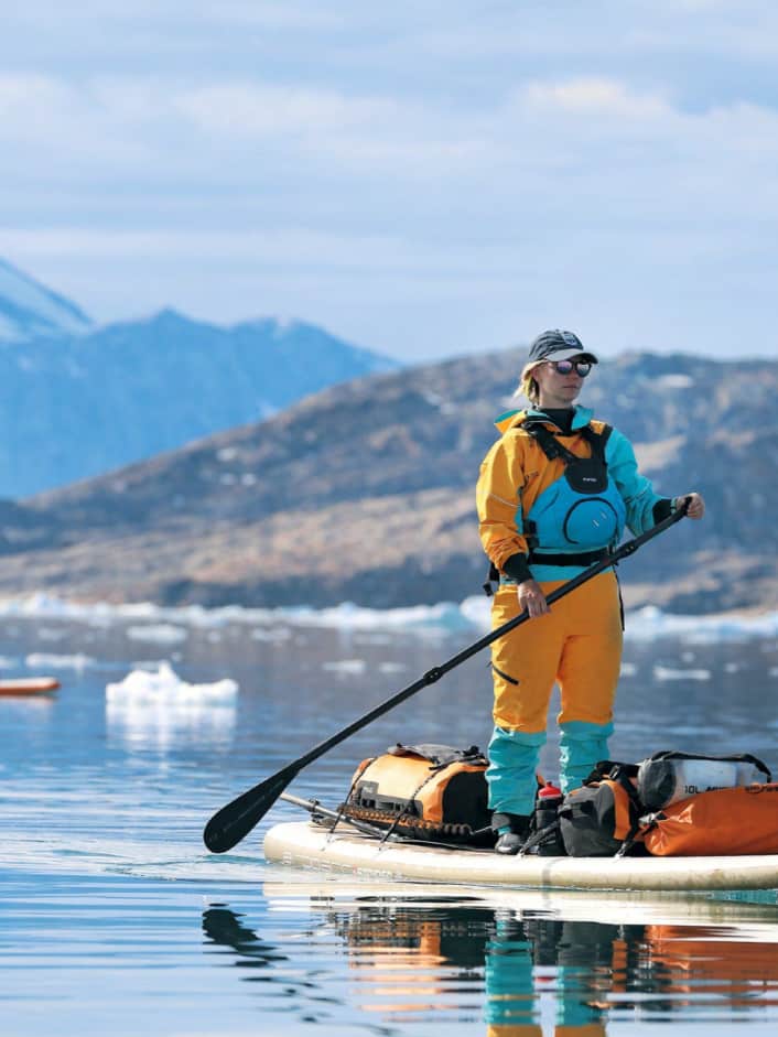 SUP-Abenteuer zwischen Eisbären und Eisbergen