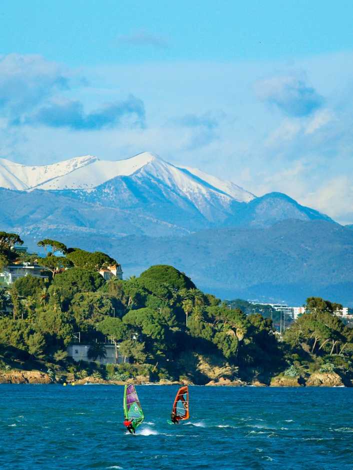 25 Windsurfspots um Cannes, Nizza & St. Tropez