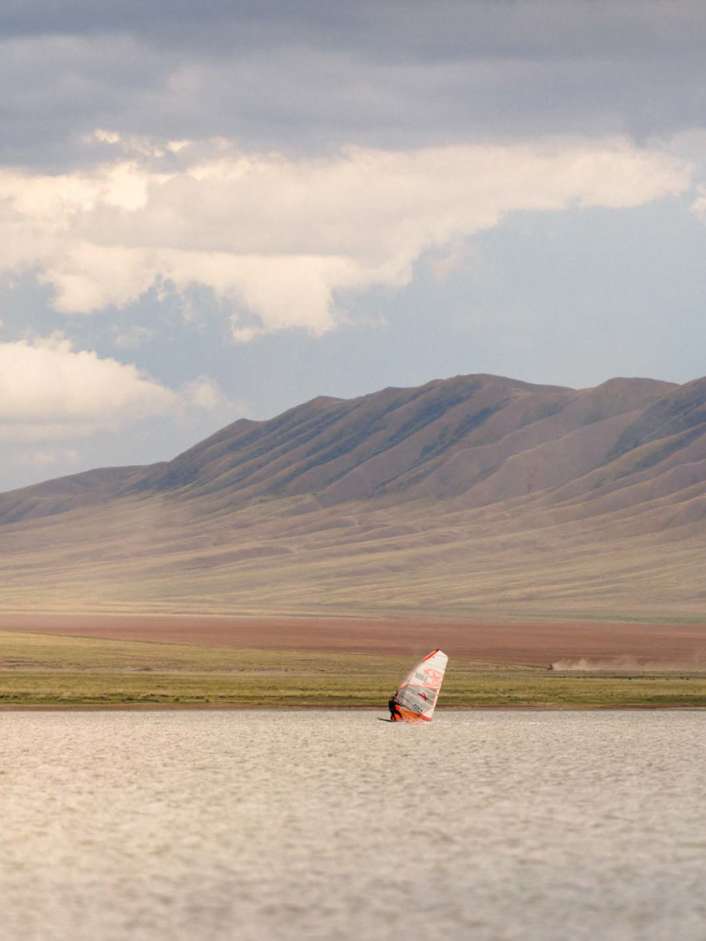 Windsurfen in Kasachstan