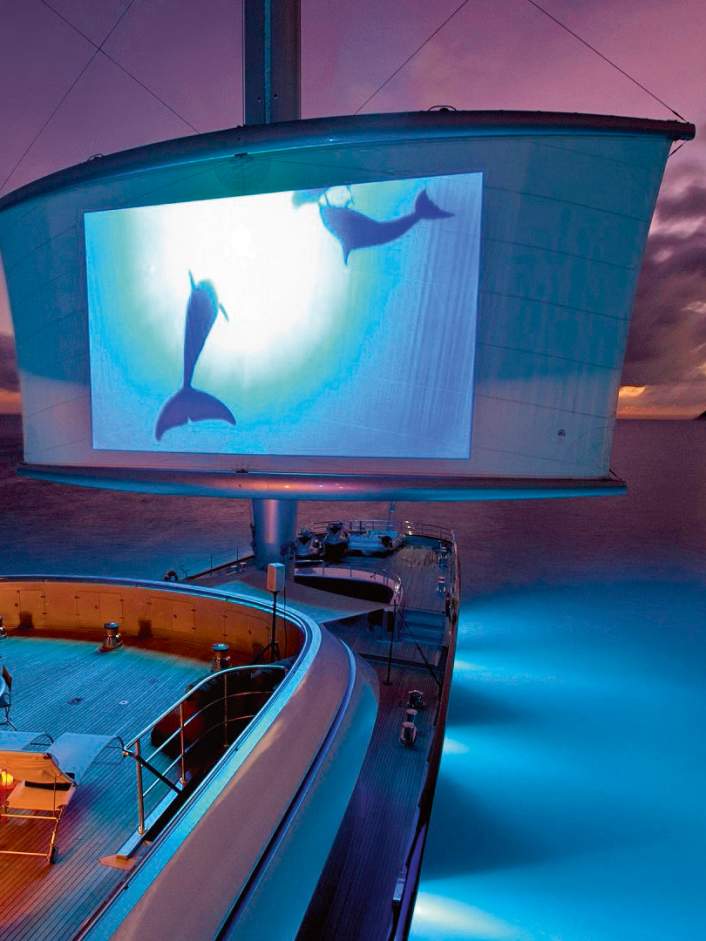 I dieci cinema più belli a bordo dei superyacht