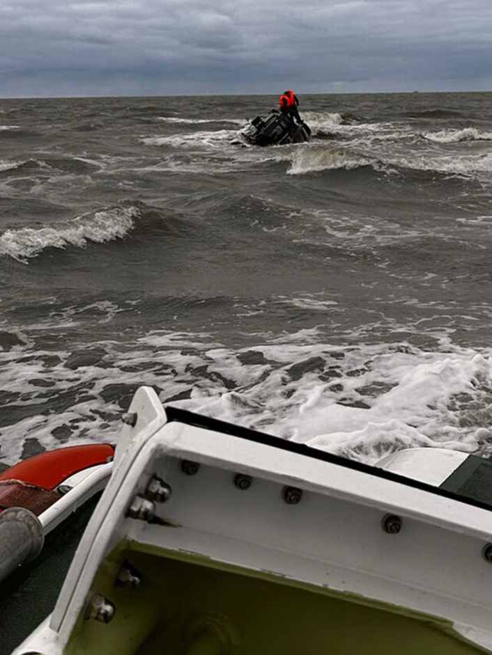 Opération de sauvetage dramatique dans l'étang entre Spiekeroog et Wangerooge