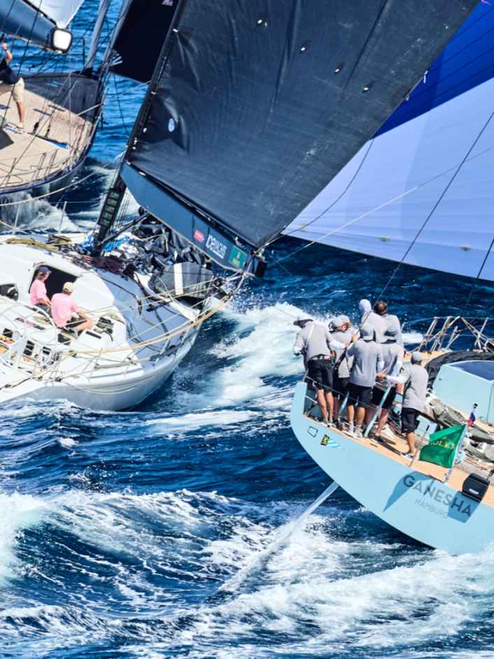 Mistral capers are followed by a furious finale off Sardinia