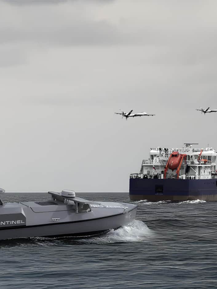 Wasserdrohnen sollen Frachter beschatten und Flugobjekte erkennen