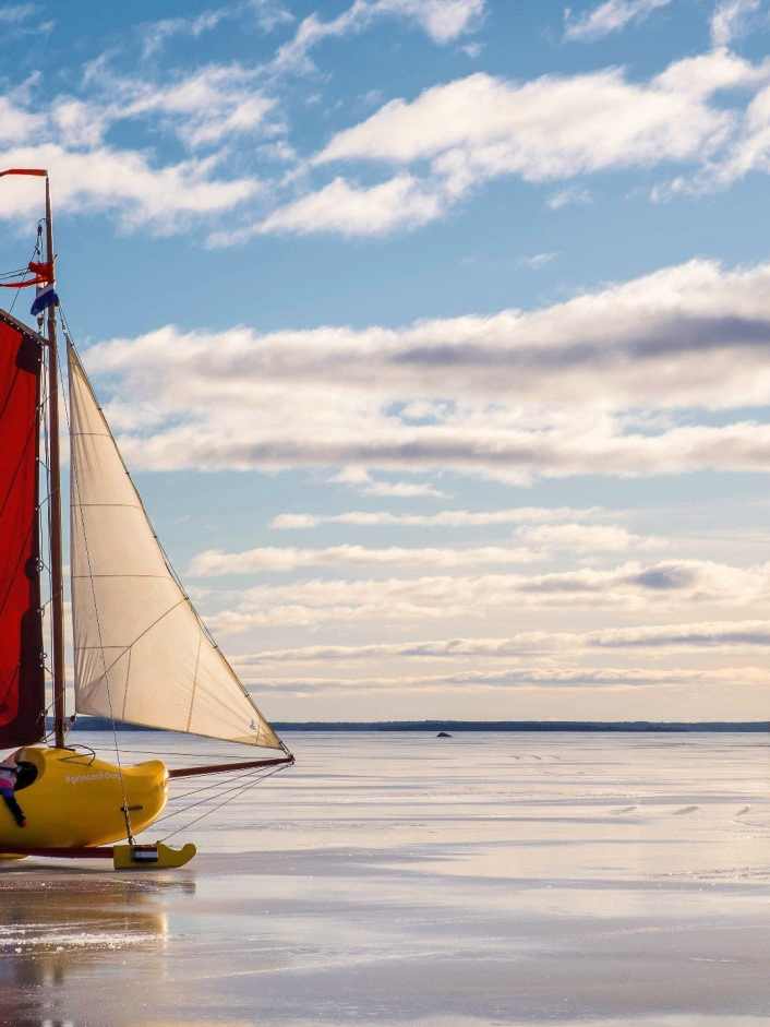 Naviguer sur la glace comme il y a un siècle