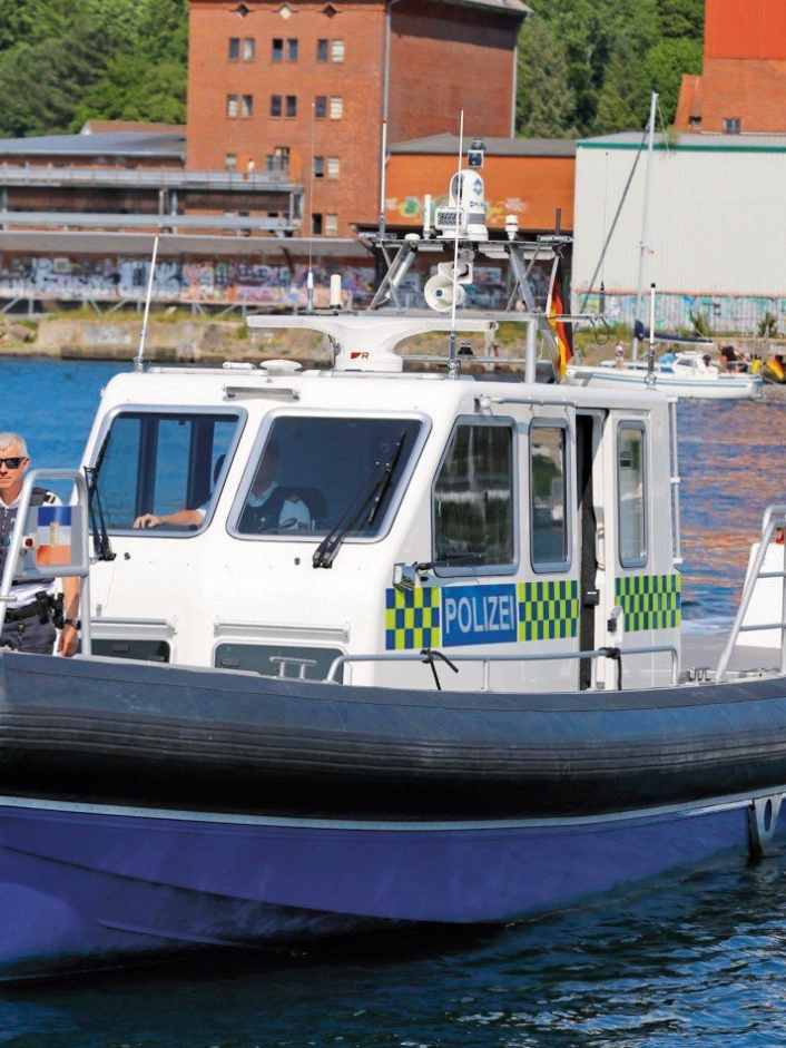 Auf Streife mit der Wasserschutzpolizei